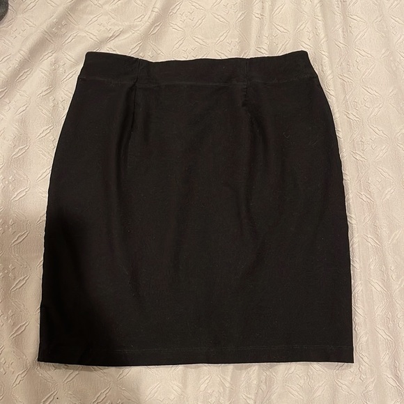 Eileen Fisher Black Mini Skirt Size Petite M - Picture 6 of 8